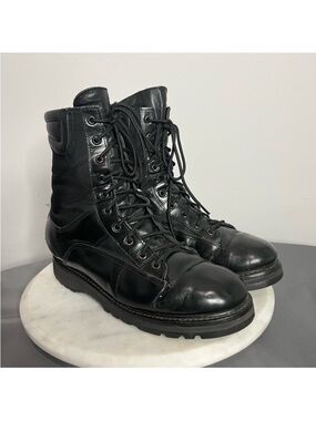 Tactical Boots Fits Mens US 10 Jump Combat Boots Grunge VTG Military Workwear